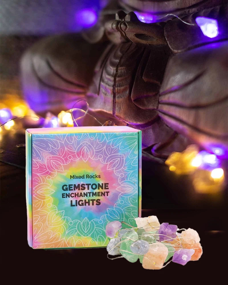 Gemstone Enchantment Lights in six different crystals