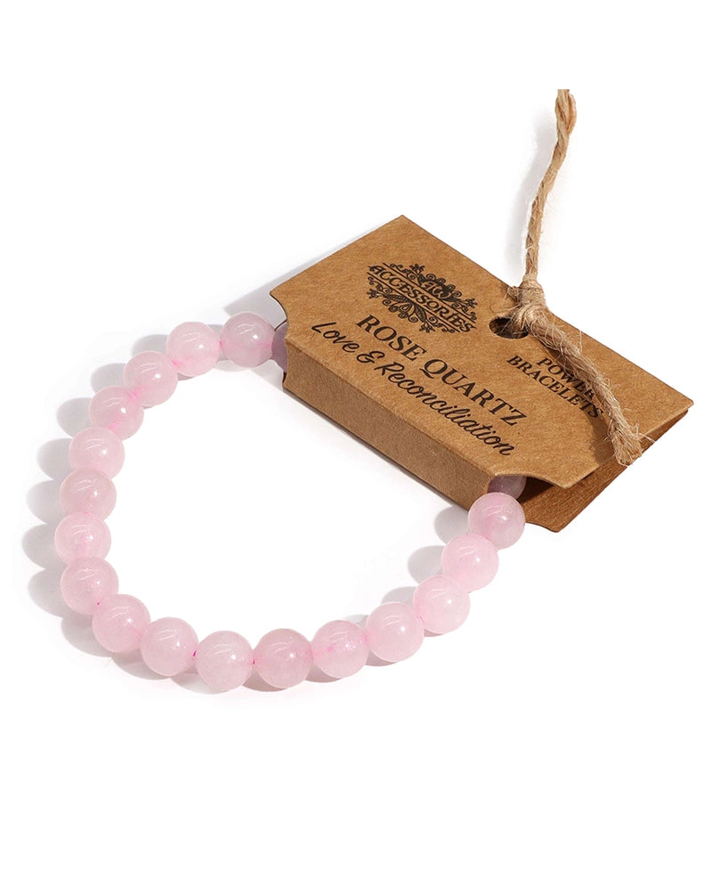 Power Bracelet - Rose Quartz