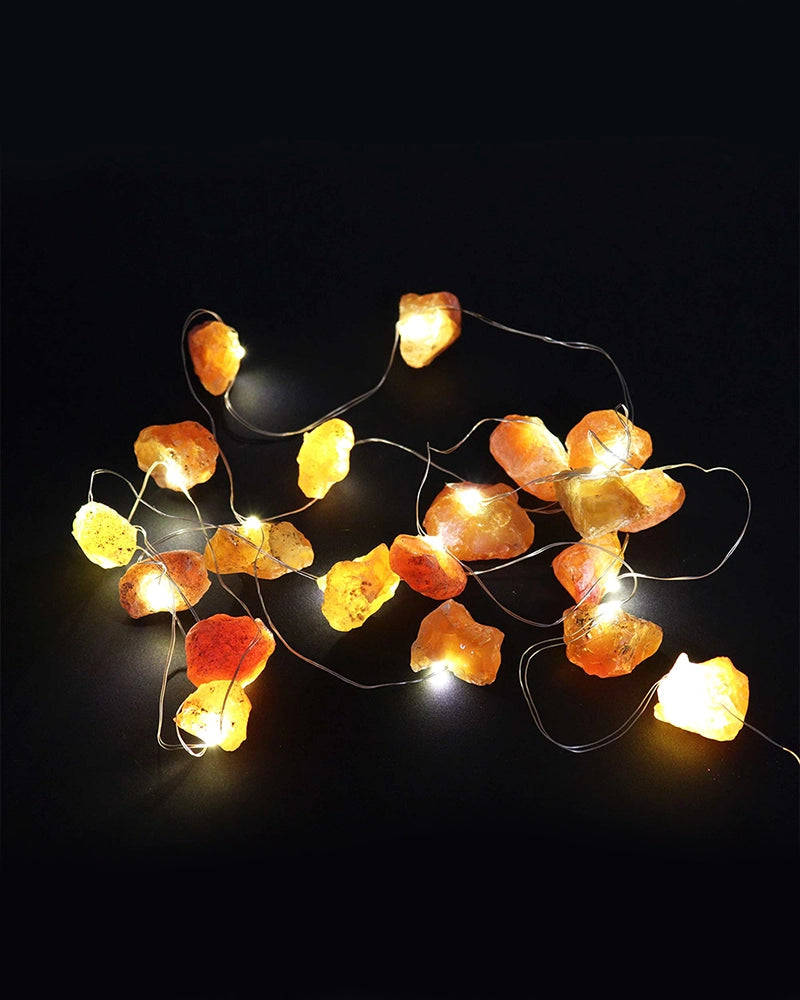 Gemstone Enchantment Lights - Orange Jade