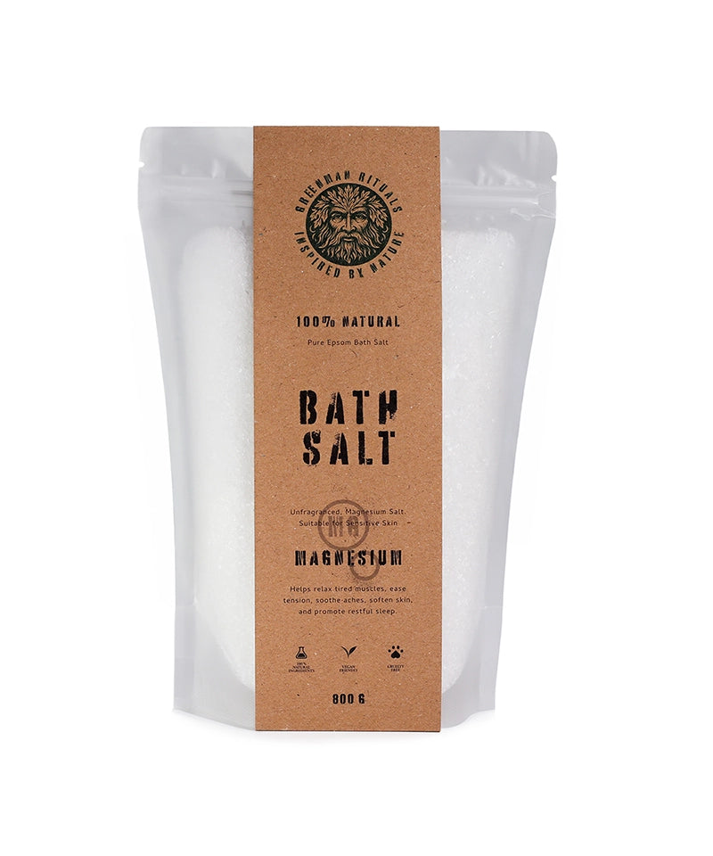 Greenman Rituals Magnesium Epsom Bath Salt – Pure Formula