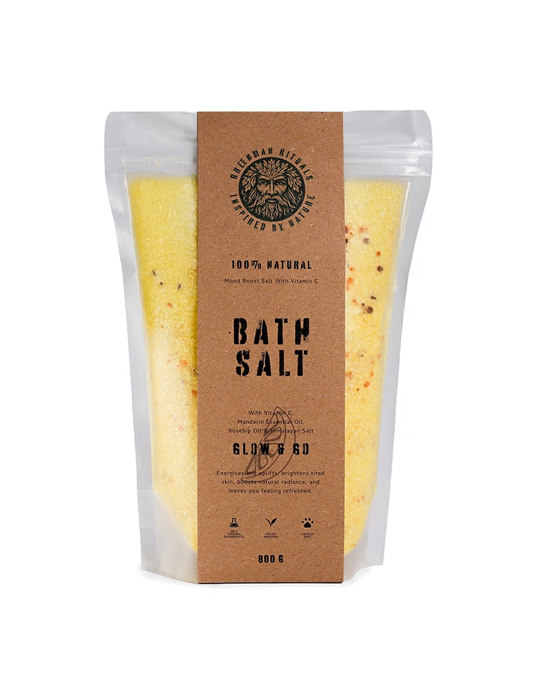 Greenman Rituals Vitamin C & Mandarin Epsom Bath Salt – Glow & Go