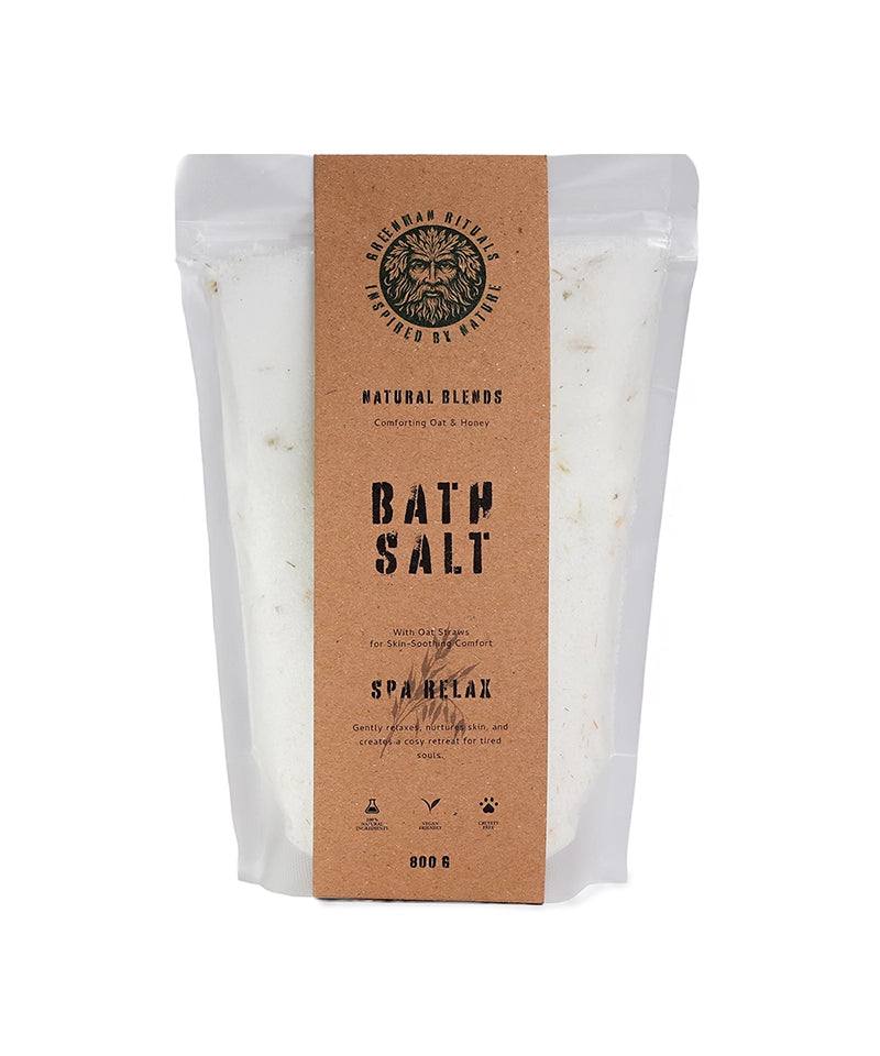 Greenman Rituals Oat & Honey Epsom Bath Salt – Spa Relax Blend
