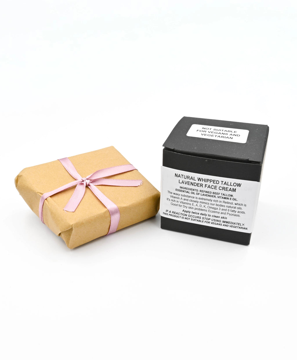 Hand Made Lavender Beef Tallow Balm and Soap Gift Set