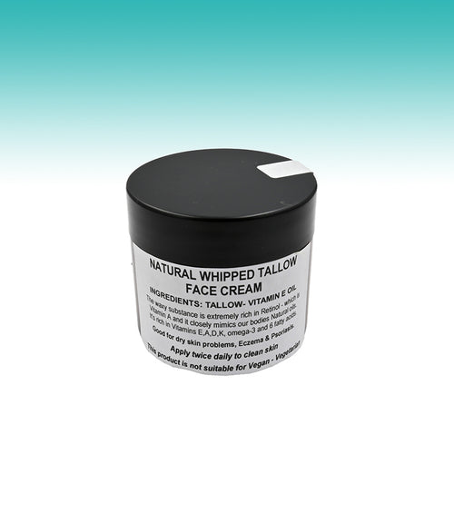 Natural Whipped Hand Made Tallow with Vitamin E Oil