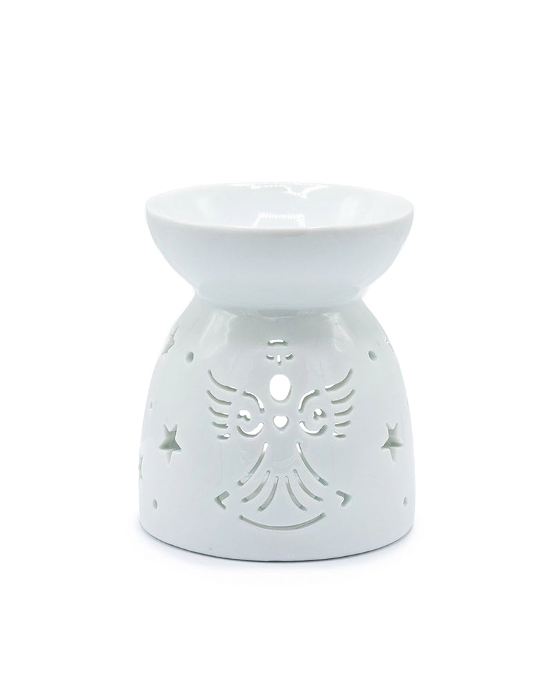 Oil Burner Angel Cut Out- White
