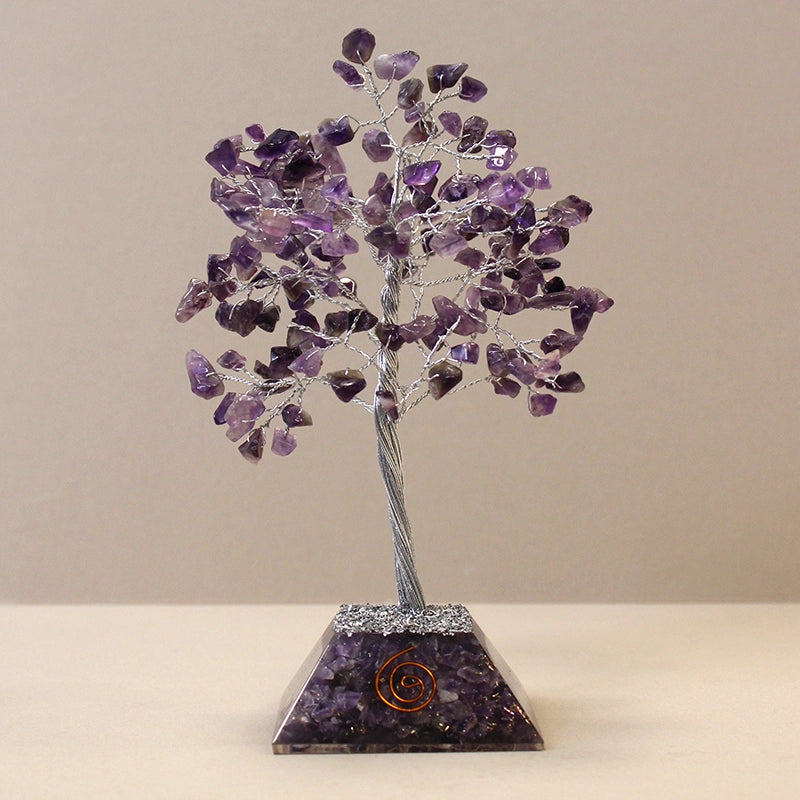Stunning Amethyst 160 Gemstone Tree with Orgonite Base- BLACK FRIDAY DEAL !!
