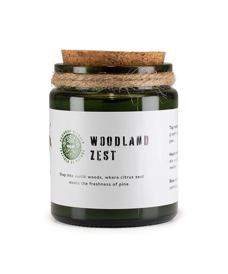 Woodwick Soy Candle - Woodland Zest