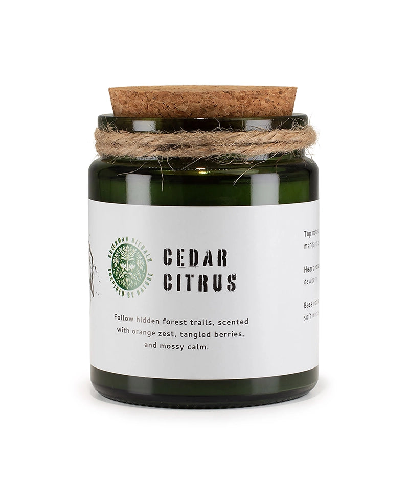 Woodwick Soy Candle - Cedar Citrus